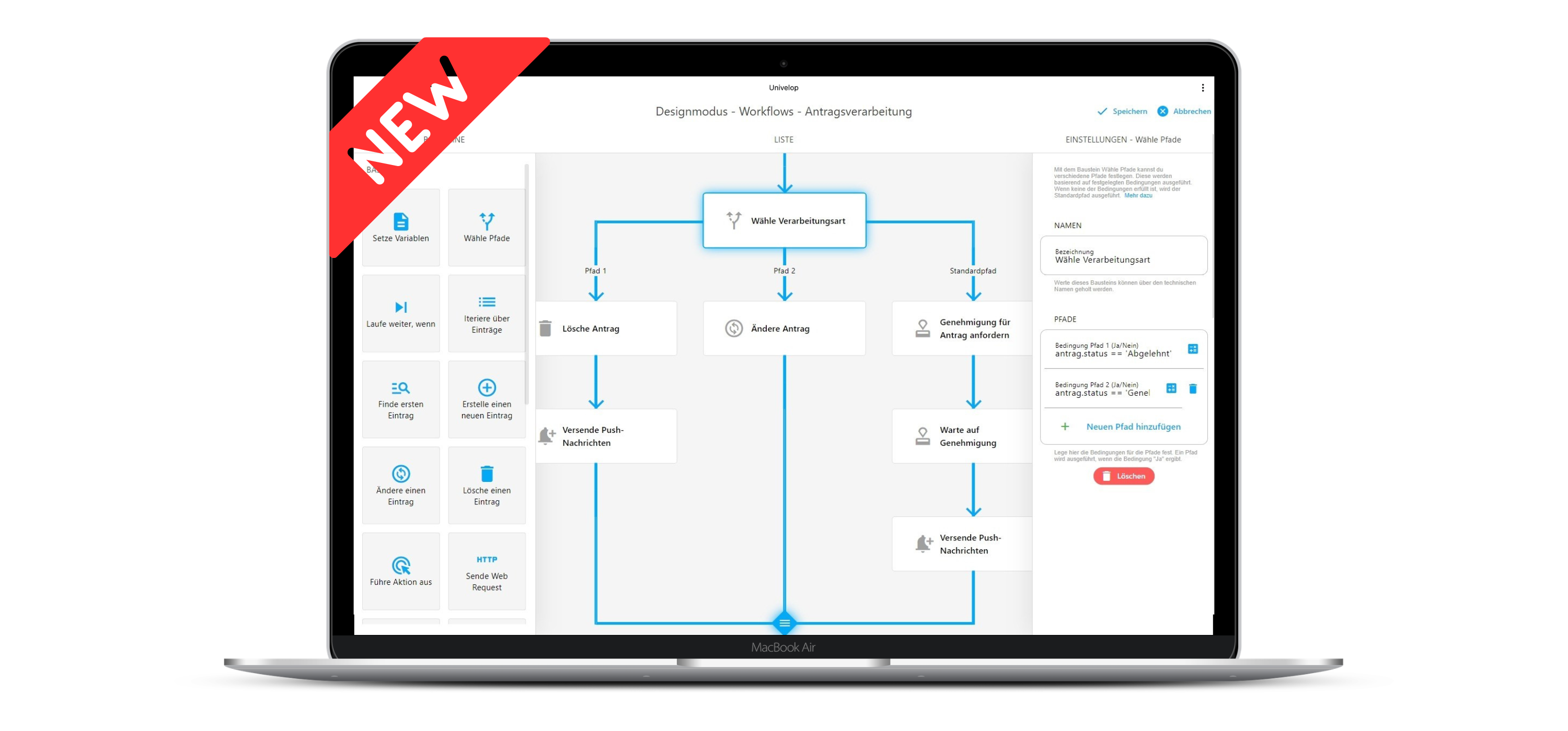 release workflow choose paths